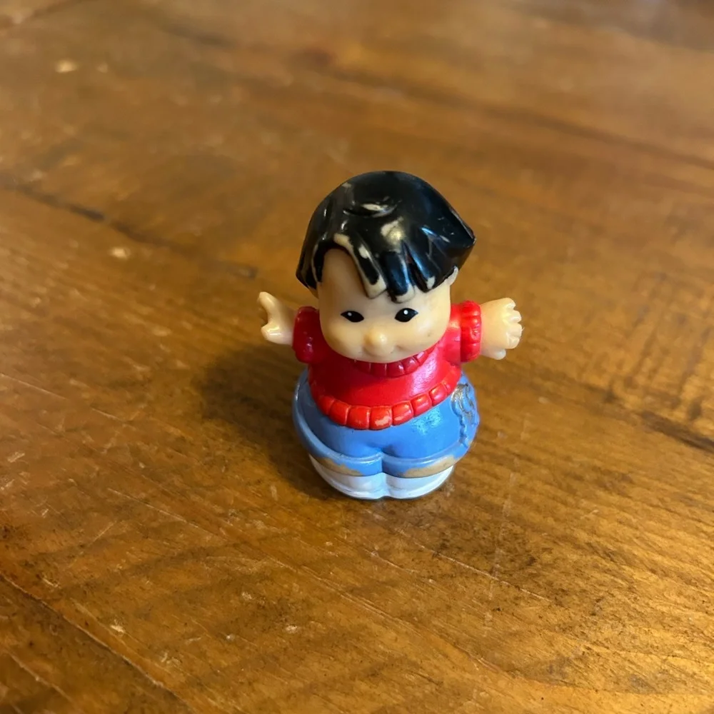 Fisher Price Little People boy with keys as is
